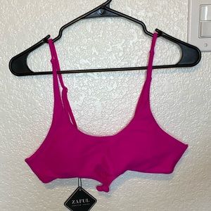 *never worn ZAFUL Pink Bikini Top